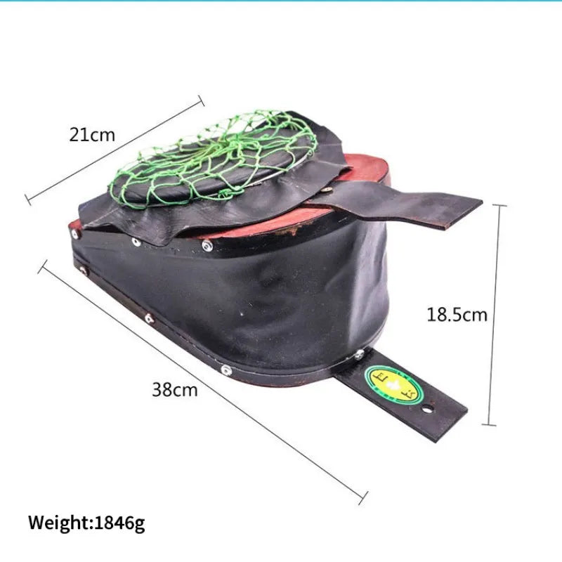 Jewelry Making Tools,Foot-Powered Leather Bellows Blower with Strong Air,Gold and Silver Welding Accessories,Wooden Iron