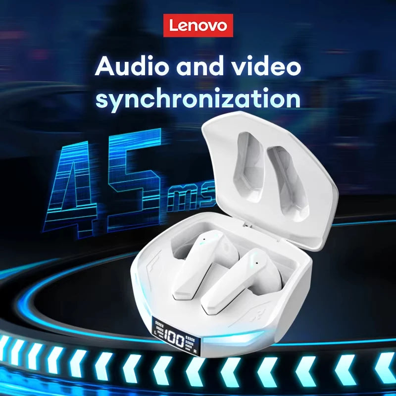New Lenovo XT53 Bluetooth V5.4 Earphones Ultra Low Latency With Long Standby Headphones HD Call Dolby Stereo Sound Music Earbuds