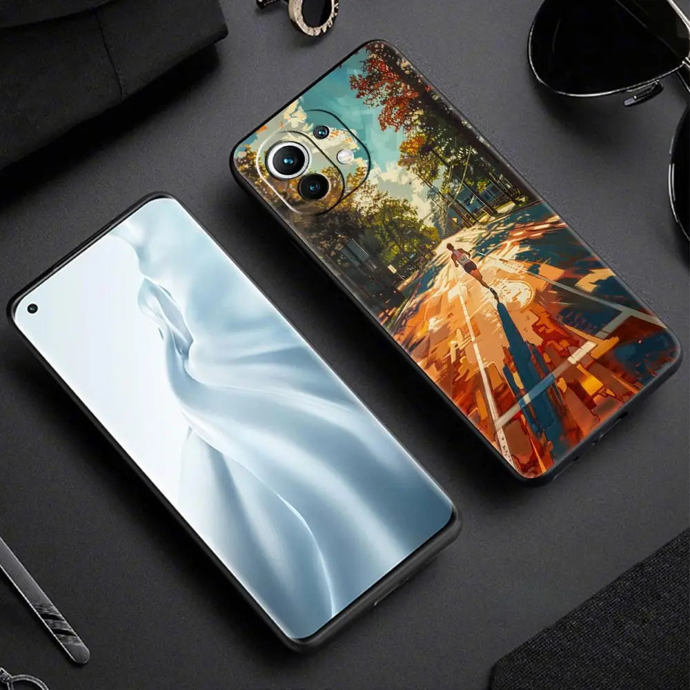 Run marathon Running Phone Case For Xiaomi 17 14 15 13 14T 13T 12T 11T Pro 12 11 Lite Poco X7 X5 X3 NFC F7 F6 Soft Cover