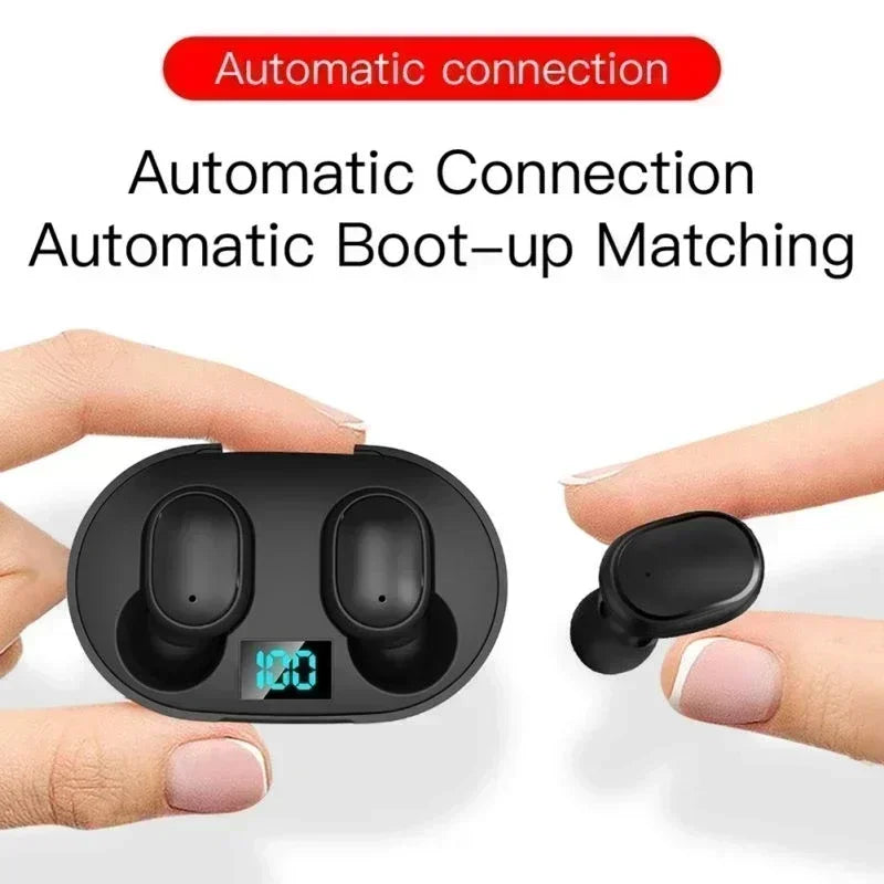 TWS E6S Wireless Earbuds Bluetooth Headphones Wireless Bluetooth Earphones  Noise Cancelling Earphones with Mic