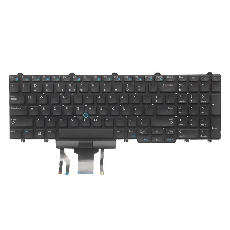 New Replacement Laptop Keyboard Backlit for DELL Latitude E5550 E5570 E5580 E5590 E5591 5580 5590 Series Laptop Pointer US