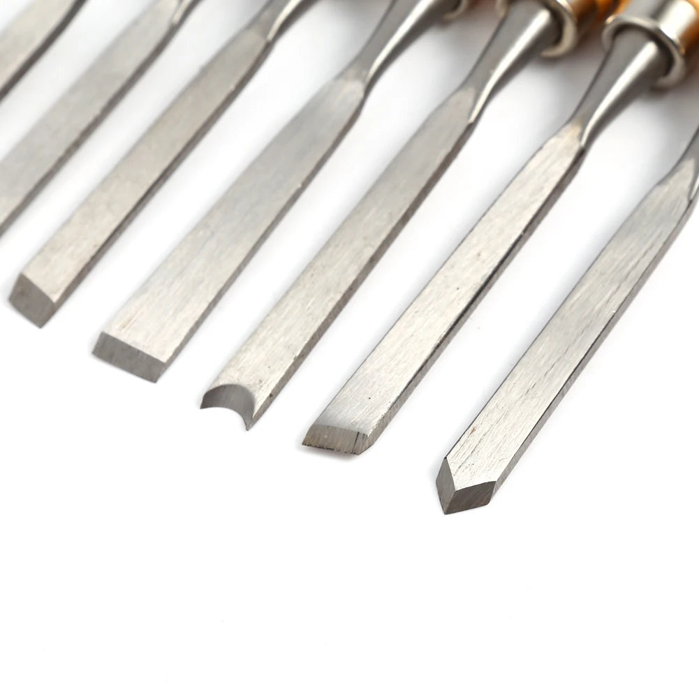 Wood Carving Hand Chisel Set Woodworking Professional Lathe Gouges Tools Hand Chisels Carving Tools Wood Carving Chisels