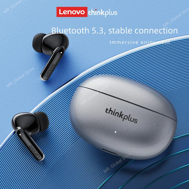 NEW Original Lenovo XT88 TWS Wireless Earphone Bluetooth 5.3 Dual Stereo Noise Reduction Bass Touch Control Long Standby 250mAH