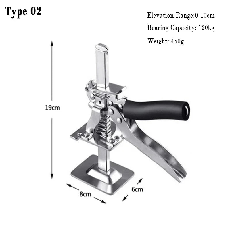 Hand Lifting Tool Labor-Saving Arm Jack Door Panel Drywall Lifting Cabinet Board Lifter Tile Height Adjuster Elevator Tool