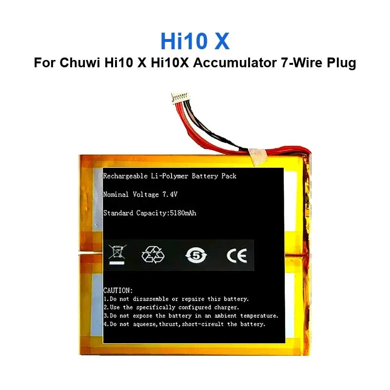 Battery For CHUWI Hi9 Air 10.1 Inch Chuwi Hi10 X Hi10X Hi9 Plus Hi9Plus Tablet PC CWI546