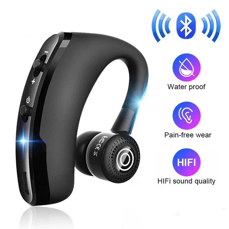 V9 Bluetooth 5.0 Earphones Sports Wireless Headphones With Mic Driver HD Handsfree Calling TWS Stereo Muics Car Business Headset