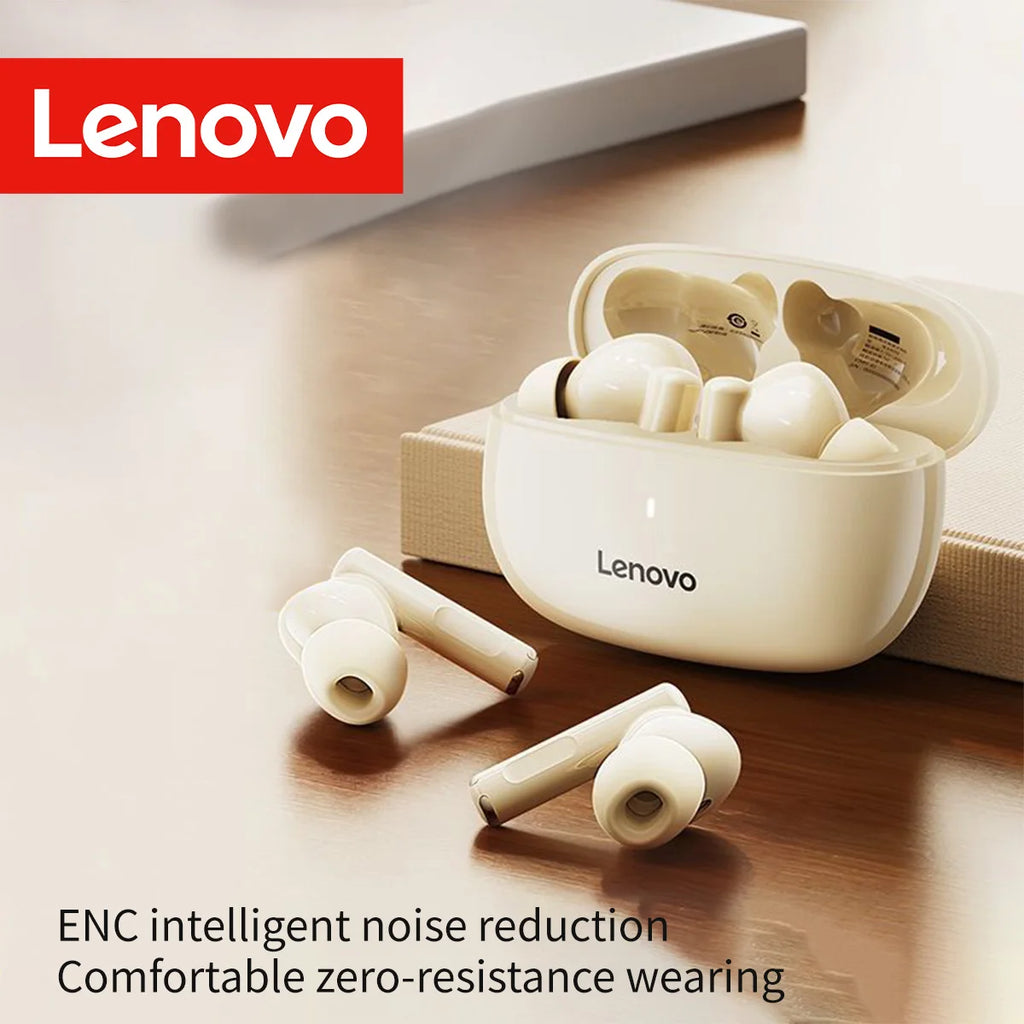 Lenovo In-Ear Tws Bt5.4 Wireless Earbuds with Mic Hd Call Hifi Music Low Latency Stereo Noise Cancelling Headphones Earphones