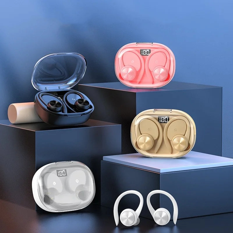 TWS true wireless stereo headphones, featuring an ear-hook design, high-fidelity sound quality, and high-definition calls,