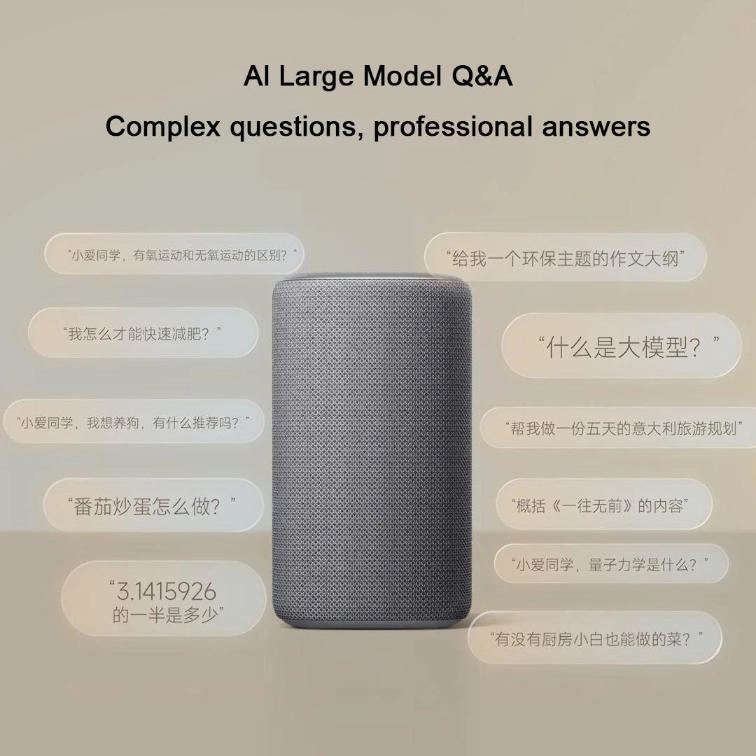 Xiaomi Smart Speaker Bluetooth 5.3 AI Super Xiaoai Intelligence Sound Voice Control Mesh2.0 Wi-Fi 2.4GHz/5GHz with Mi Home APP