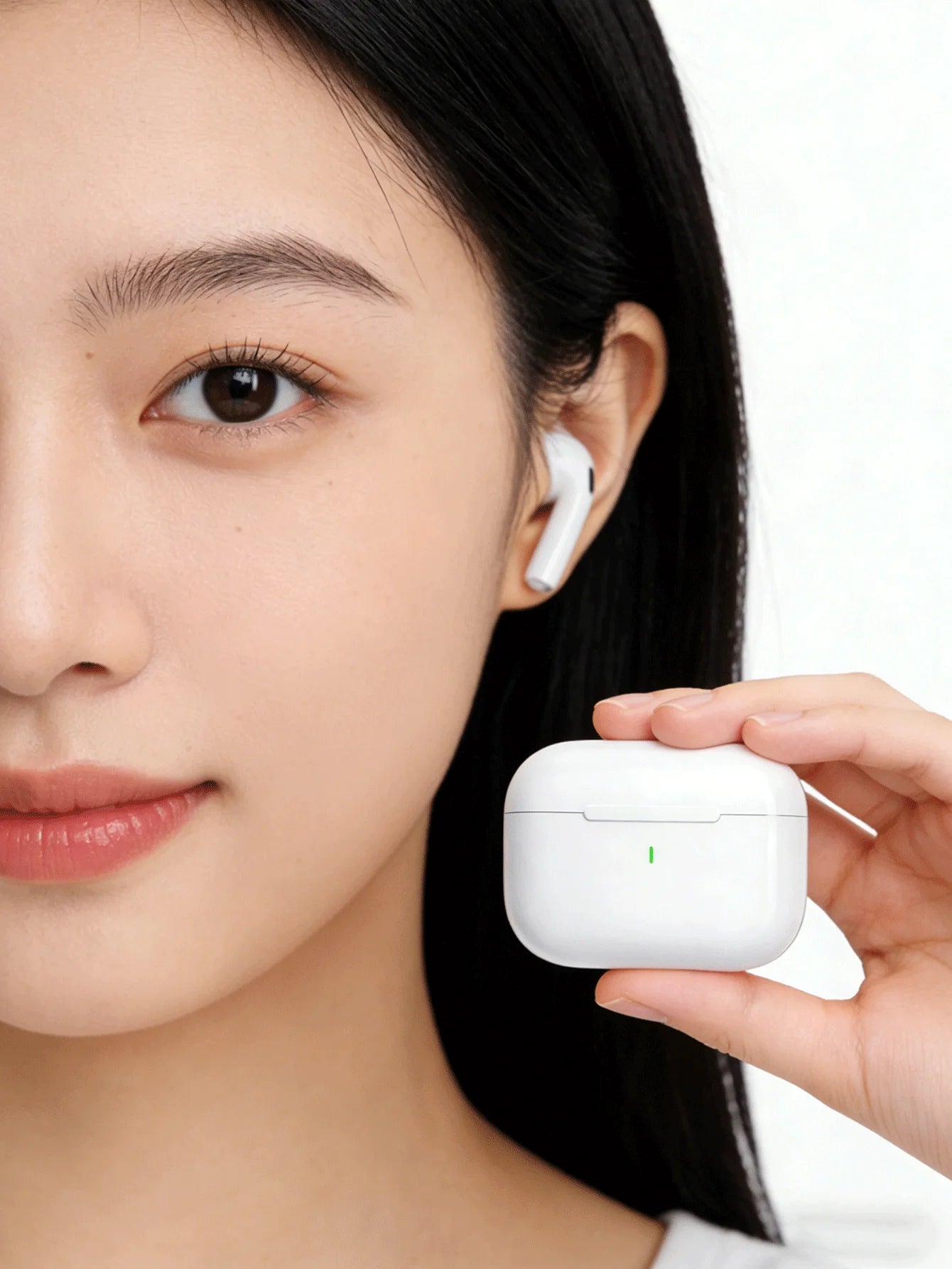 TWS Wireless Bluetooth Earbuds, In-Ear Noise Cancelling Headphones with Charging Case, 3-4H Single Playtime, 8-10H Total Battery