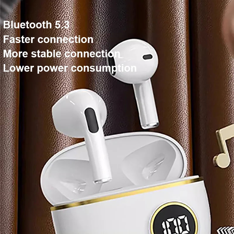 Bluetooth Earphone Wireless Headphone P9Pro-TWS HD-Call HiFi Stereo Headset ENC Noise Cancelling Earbuds For Xiaomi Air ipad