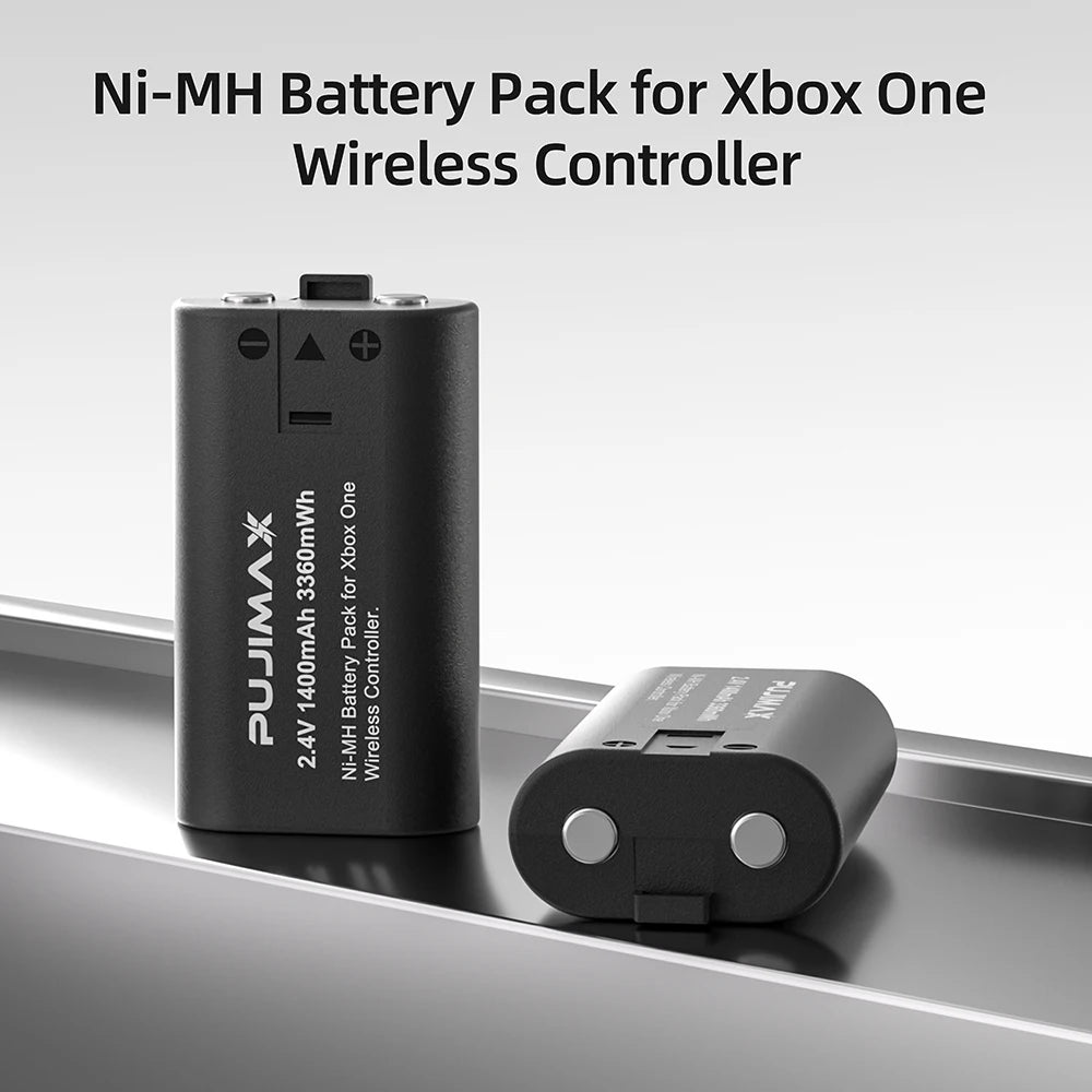 PUJIMAX 3360mWh Ni-MH Battery Rechargable Batteries Pack For XBOX Serise S/X and XBOX ONE S/X/Elite With Charger+ Charger Cable