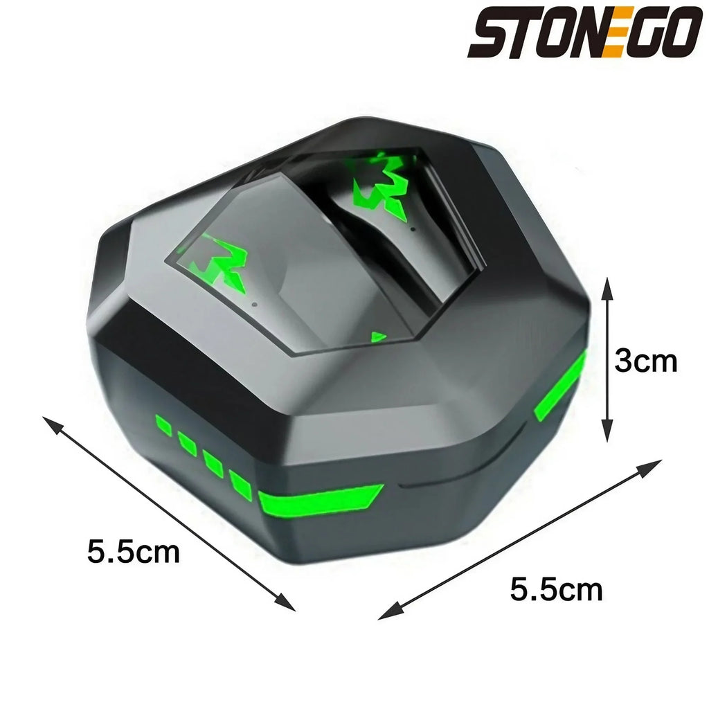 TWS Gaming Headsets Wireless Earphones 9D Stereo Surround Sound Quality Bluetooth Headphones with Microphone Earbuds