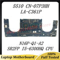 LA-C361P FOR DELL P56F XPS 15 9550 Precision 5510 laptop motherboard DDR4 with I5 I7 CPU GTX960M M1000M GPU 100% Fully tested