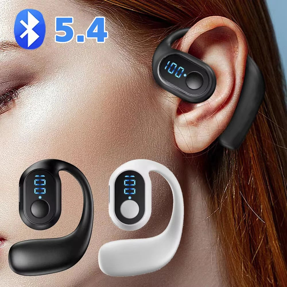 TWS Bluetooth 5.4 Headphone Ear Hook Wireless Earphone HiFi Stereo Noise Reduction Headset Waterproof Earbud for iPhone/Huawei