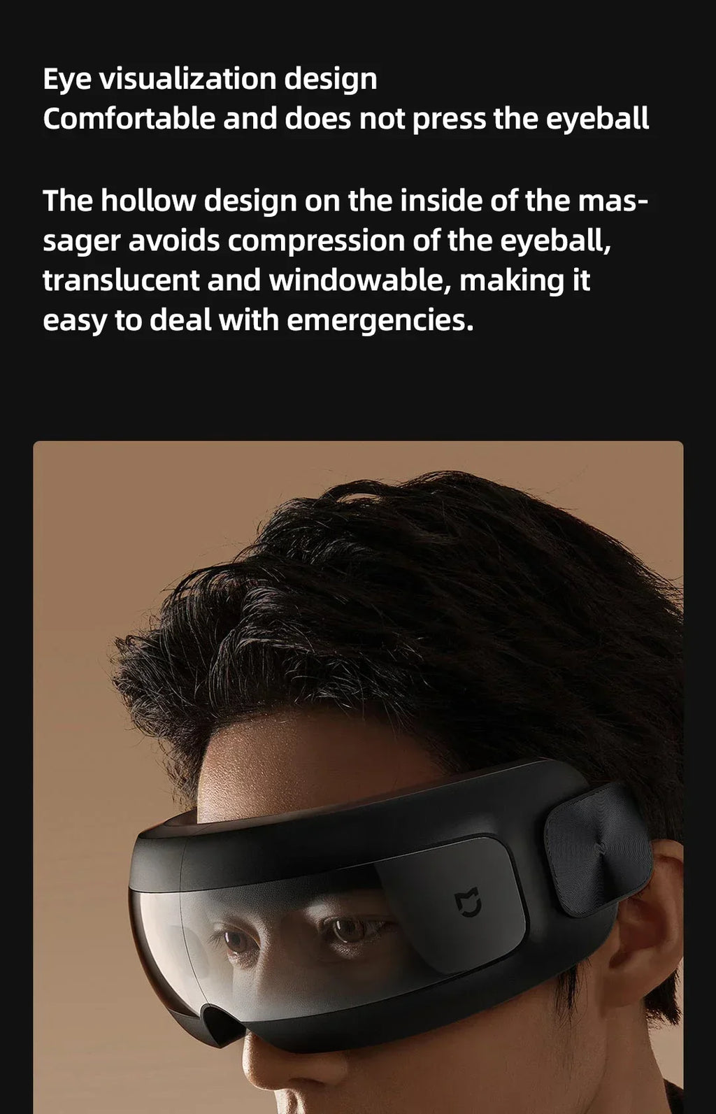 Xiaomi Mijia Smart Eye Massager Hot Compress Zone Massage Relieve Fatigue Eye Care Instrument Work With Mi Home App