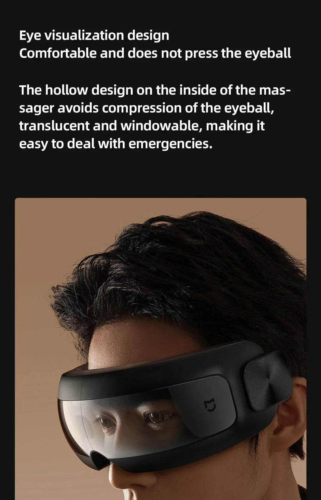 Xiaomi Mijia Smart Eye Massager Hot Compress Zone Massage Relieve Fatigue Eye Care Instrument Work With Mi Home App