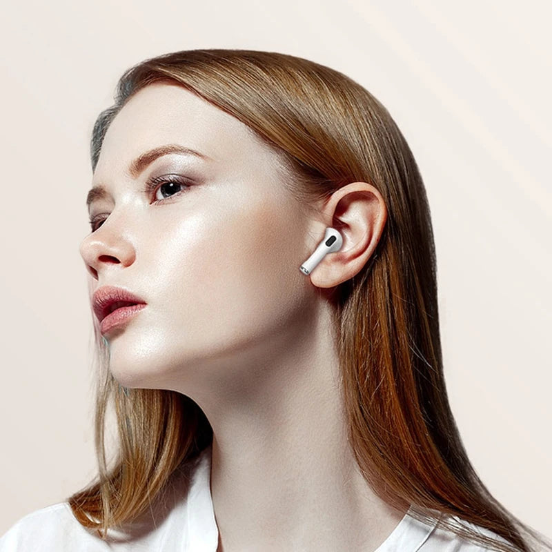 Lenovo Leather Texture Earphones In-Ear Headphones Bluetooth Compact Design Long Battery Life Universal Compatibility Portable