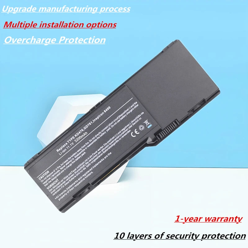 New GD761 Laptop Battery For DELL Inspiron 1501 6400 E1505 PP20L For Latitude 131L vostro 1000 XU937 UD267 RD859