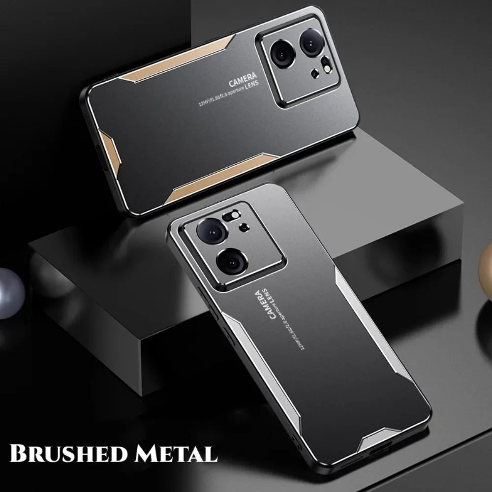 ShockProof Alloy Metal Case For Xiaomi 15T 13T 14T 12T 11T 12X 15 14 13 12 Mi 11i 17 Pro Ultra Silicone Back Cover Shell Cases