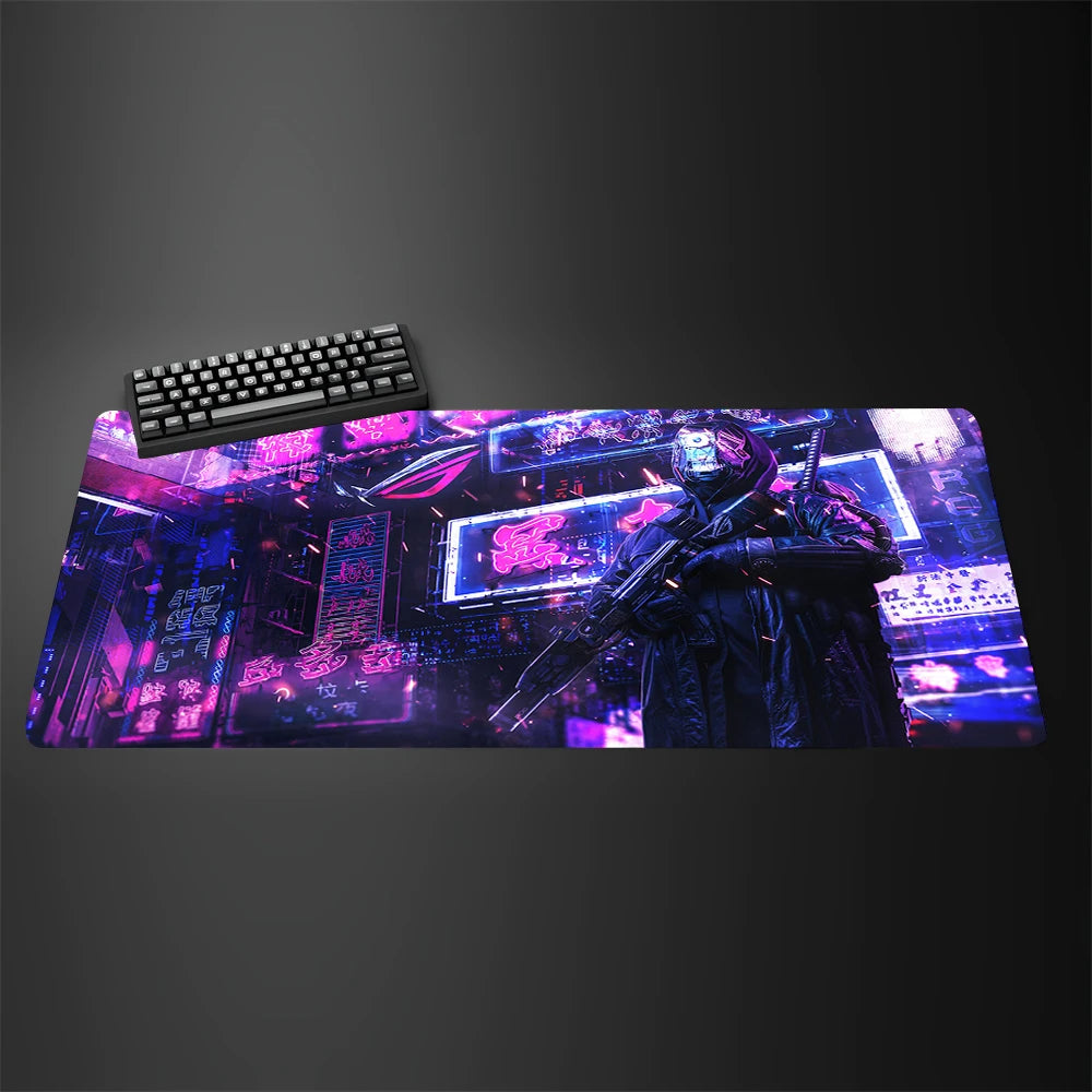 Asus Rog Mause Pad Anime Mouse Mats Gaming Computer Desk Mat Mouse Carpet Pc Accessories Gamer Mouse Pad Speed Rubber Mat