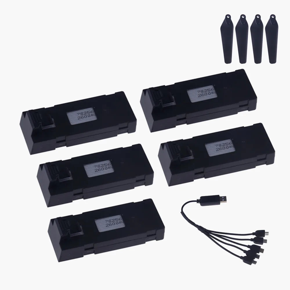 E88 Drone Battery 3.7V 1800/2600/3600/5000/6500mAh For E88PRO E99 E99PRO P1 K3 P10 A13 E525 RC Quadcopter Parts Battery