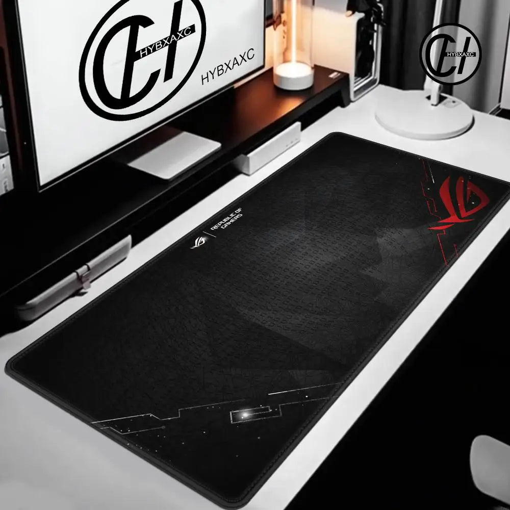 Asus Rog Mause Pad Anime Mouse Mats Gaming Computer Desk Mat Mouse Carpet Pc Accessories Gamer Mouse Pad Speed Rubber Mat