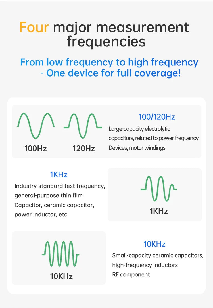 ALIENTEK LT1 Mini Smart Tweezer LCR Tester ERP ESR Tester Digital Resistance Capacitance Inductance Continuity Diode Test Tool