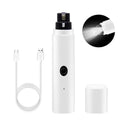New Electric Dog Nail Clippers Rechargeable USB Charging LED Light Quiet Cat Nail Grinders Pet Paws Nail Grooming Supplies