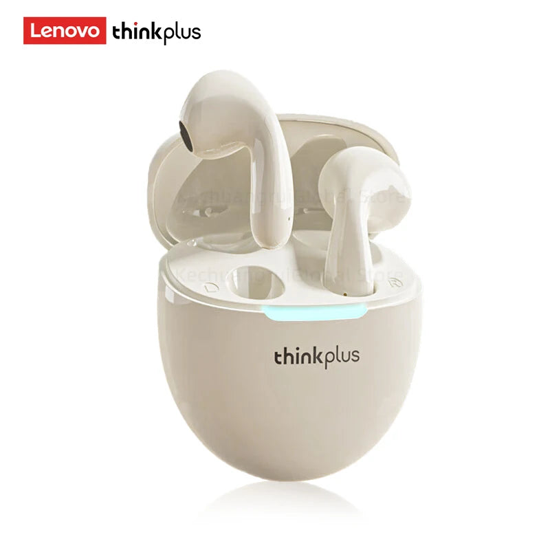 2025 Original Lenovo LP48 TWS Earphone Wireless Bluetooth 5.4 Headset Half In Ear Noise Reduction Free EarBuds For Huawei iPhone