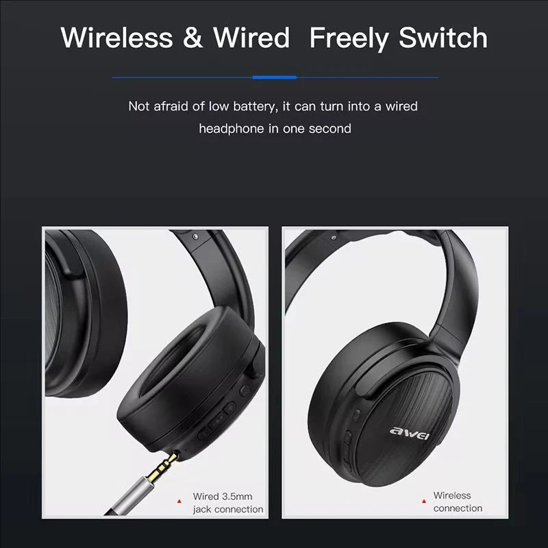 Awei A780 Pro Wireless Gaming Headphones – Bluetooth 5.3