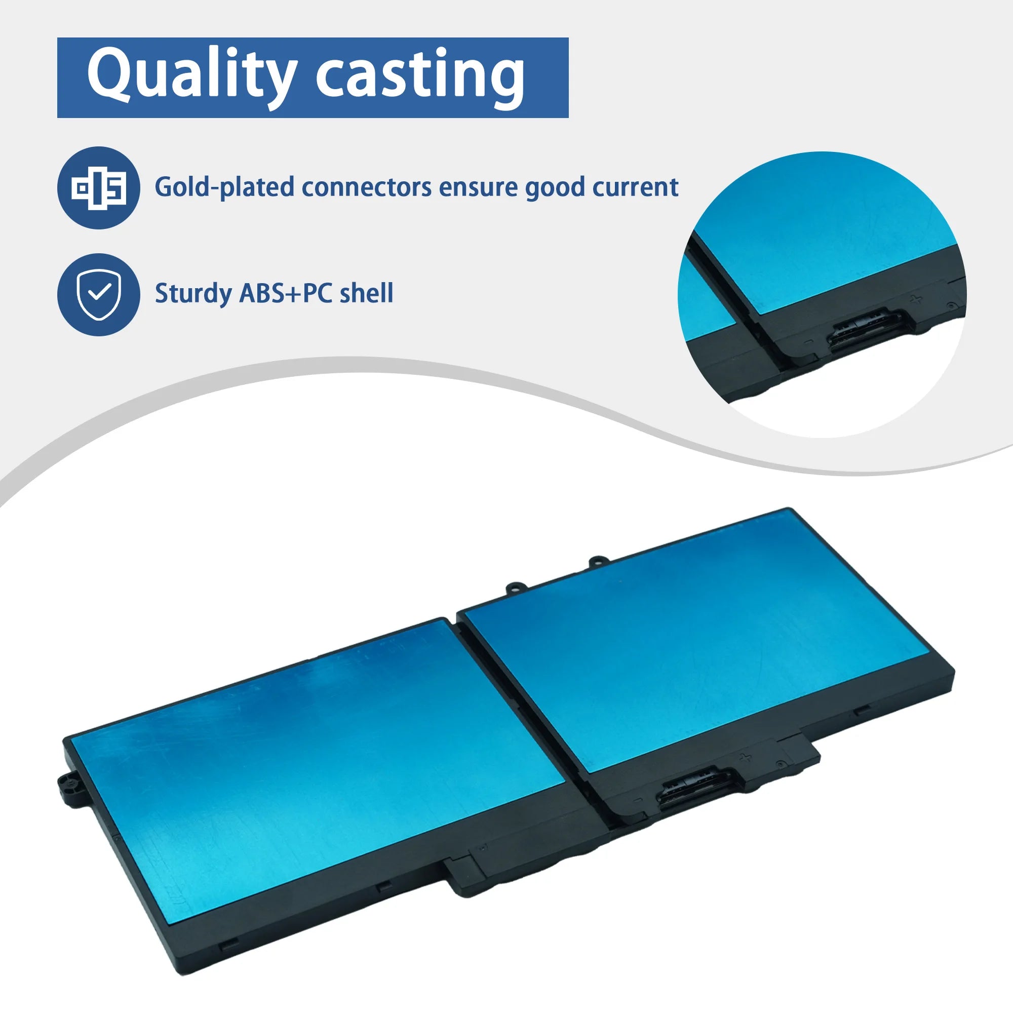 4GVMP 68Wh Laptop Battery for Dell Latitude 5400 5401 5410 5411, 5500 55015510 5511 Precision 3540 3550