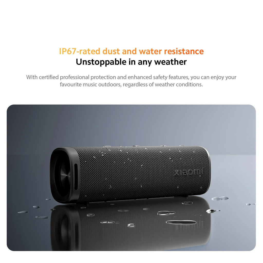 Xiaomi Sound Outdoor Smart speaker Global Version Bluetooth5.4 IP67 dust and water resistance Up 12 hours  long-lasting battery