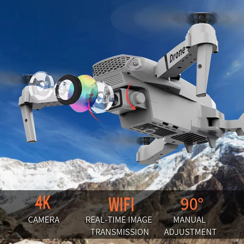 Lenovo New Drone E88 Pro RC 20000M Quadcopter Drone FPV WiFi  Foldable With Mod Altitude Resistance 8K Camera Wide-angle Shootin