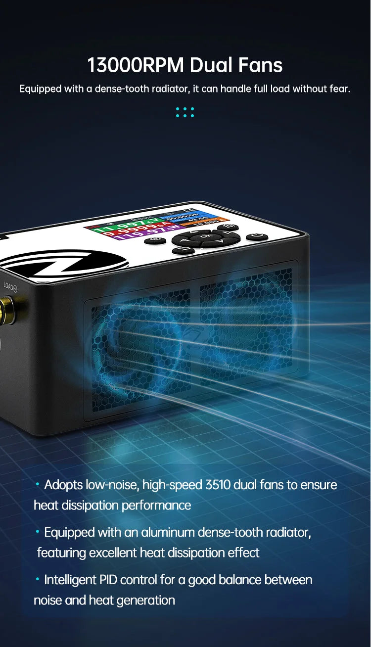 ALIENTEK EL15 150W DC Electronic Load, Mini Programmable Battery Tester with Constant Current and Voltage Check