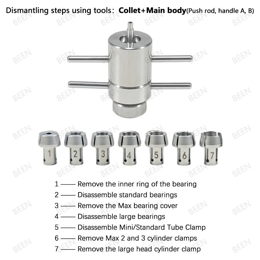 High Speed Dental Handpieces Repair Tools Bearings Cartridge Turbine Maintenance Tool Set Dentistry Equipment Dental tooling