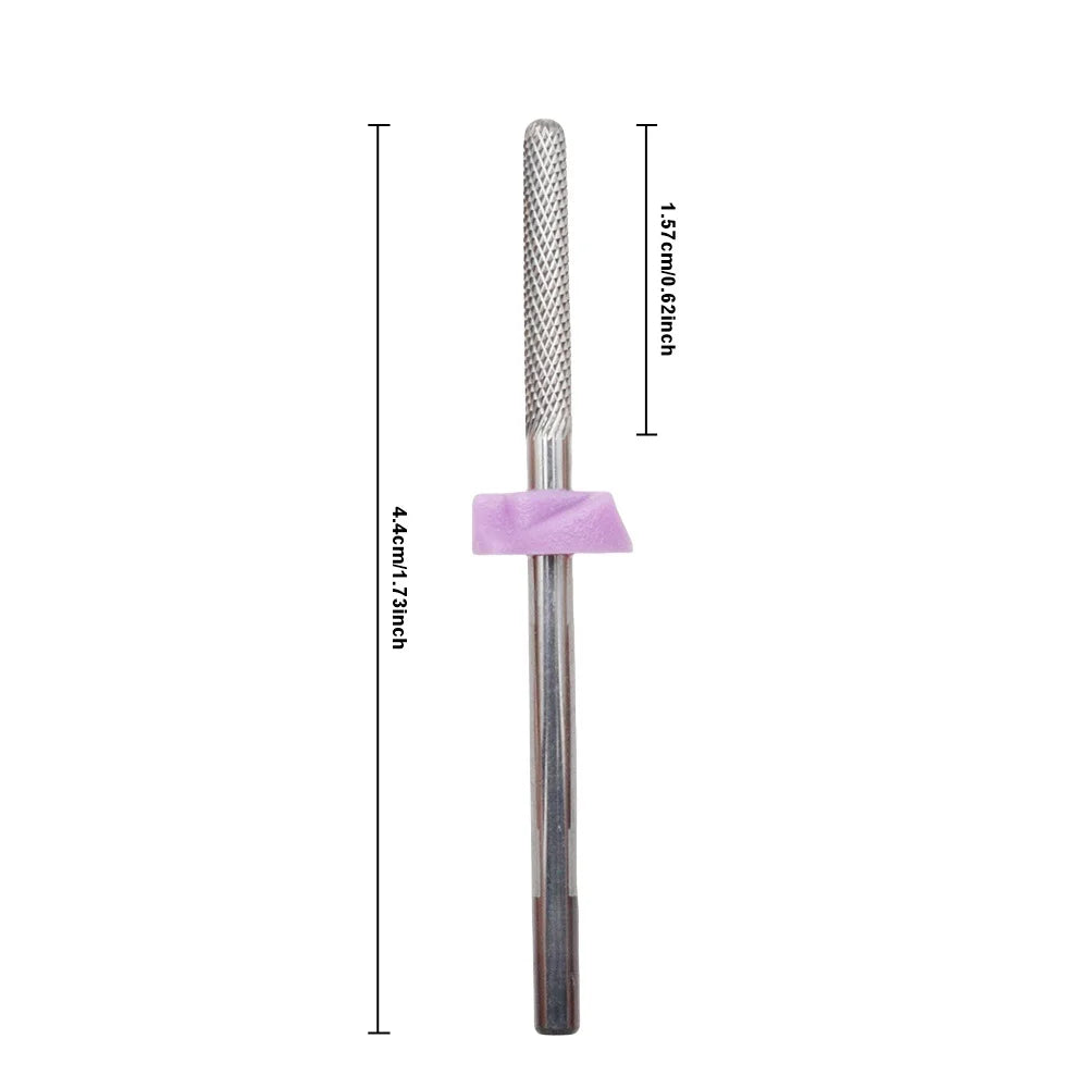 Professional Carbide Nail Drill Bits - 3/32" Fit,Smooth Round Top for Acrylic, Gel & Natural Nails - Odorless Pedicure & Manicur