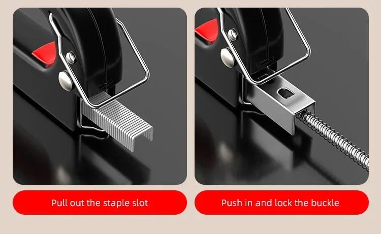 Manual Nailing Gun Light duty Home Use Code Nailing Gun Air Nail Woodworking Special Direct Staple Book Carpentry Tools U/T/N
