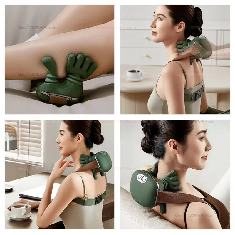 Hot Selling Biomimetic Massager Electric 4D Kneading Massage Simulates Human Hands Relieves Pain and Relaxes Muscles