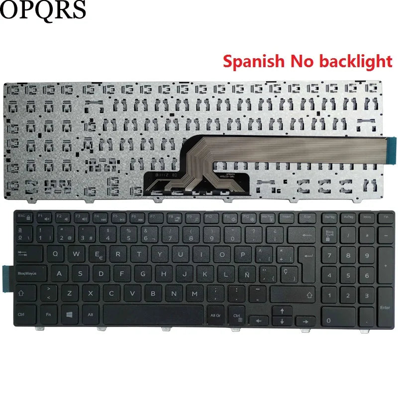 Laptop Keyboard FOR Dell Inspiron 15 3000 3541 3542 3543 3546 3559 3551 3552 3558 3550 3567 3878 US/UK/Spanish