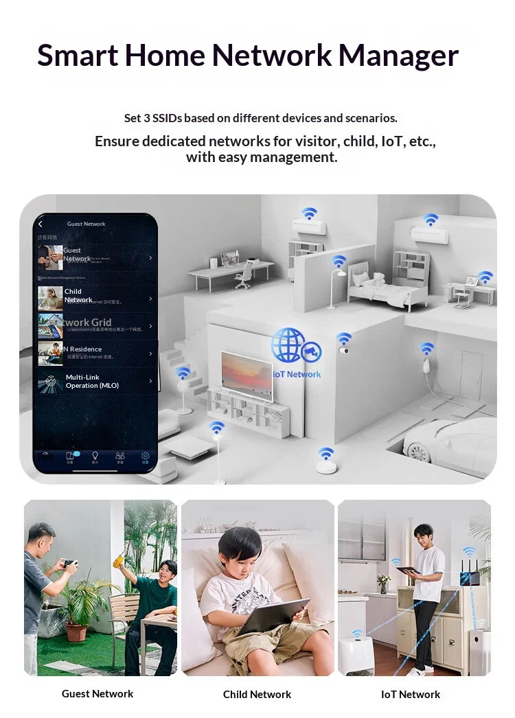 ASUS RT-BE57 TUF Gaming Router WiFi7 2.5G Port Gaming Wireless Acceleration AiMesh Compatible BE3600 wifi 7 5g router