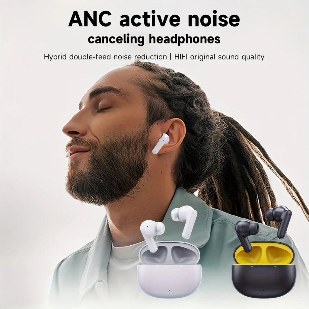 Wireless earbuds T280 ANC TWS Bluetooth5.3 Earphone Active Noise Cancelling Headphones Stereo Sound Headset For Android iOS