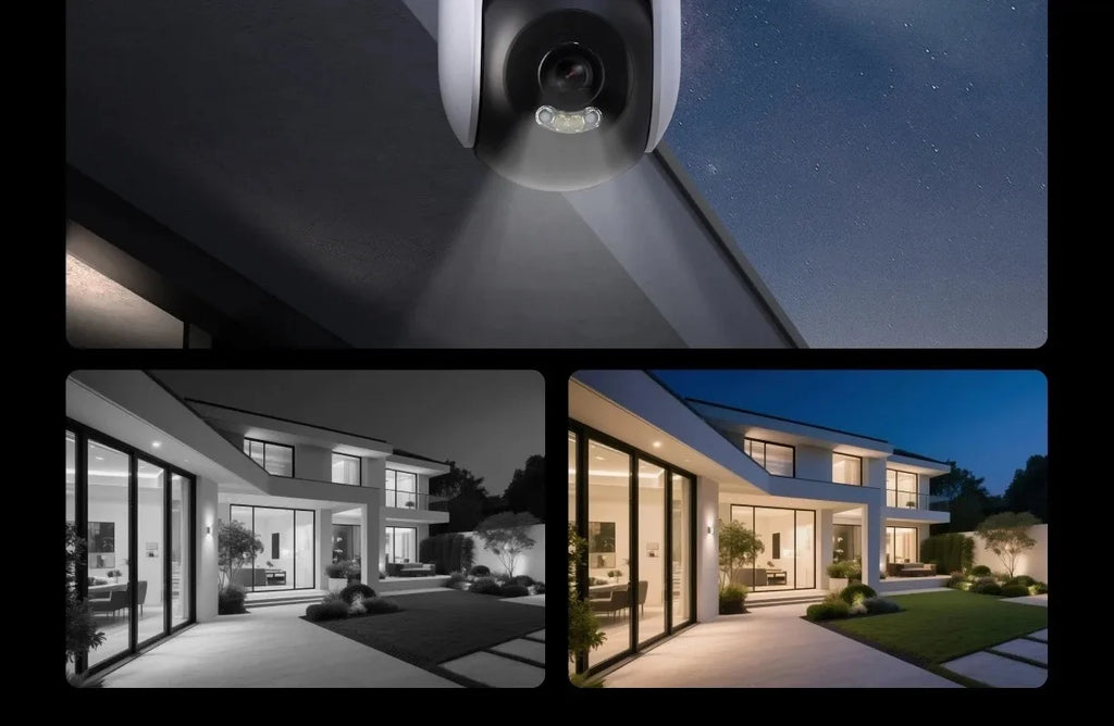 New Xiaomi Outdoor Camera 4 Dual Lens 5MP 3K HD Dual View Monitoring Panoramic Closeup Tracking IP66 Weatherproof AntiTheft CN