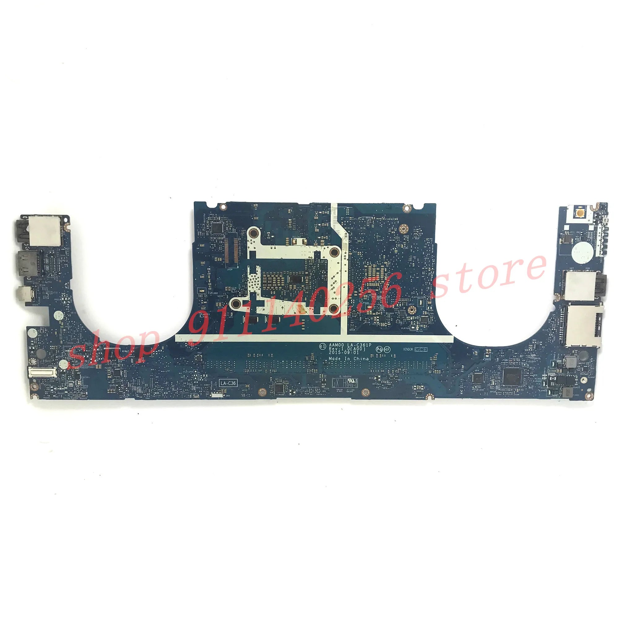 LA-C361P FOR DELL P56F XPS 15 9550 Precision 5510 laptop motherboard DDR4 with I5 I7 CPU GTX960M M1000M GPU 100% Fully tested