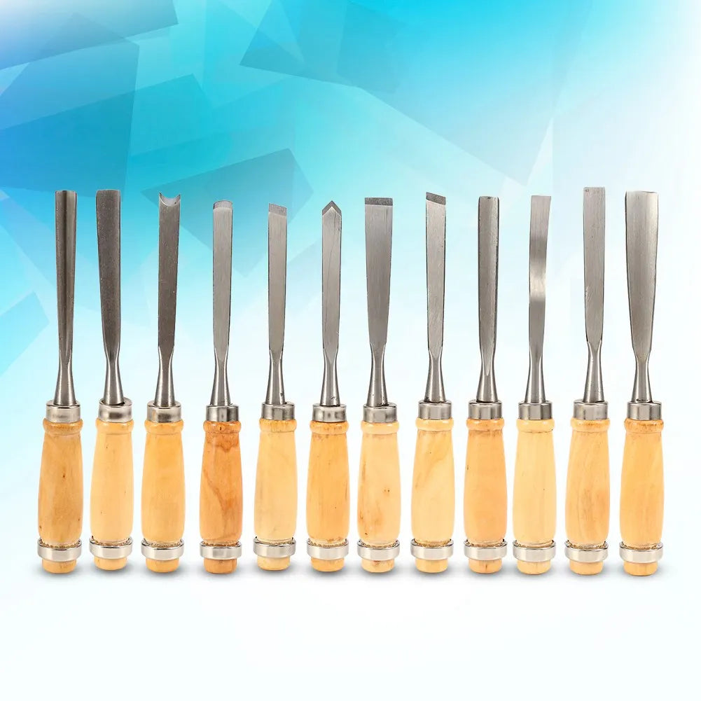 Wood Carving Hand Chisel Set Woodworking Professional Lathe Gouges Tools Hand Chisels Carving Tools Wood Carving Chisels