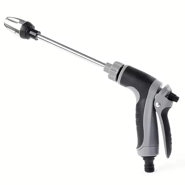 High Pressure Car Wash Foam Gun With Long Handle - Adjustable Nozzle For Cleaning, Watering And inflating Tires - includes Foam