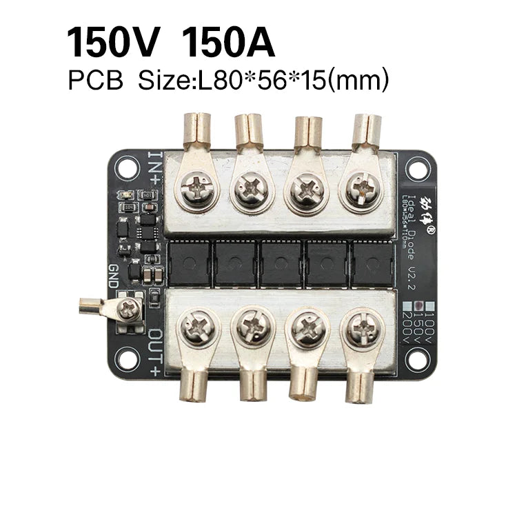 Enerkey Ideal Diode 100V 150V 200V 150A High Current Photovoltaic Solar Base Station Industrial Control Redundancy Switching