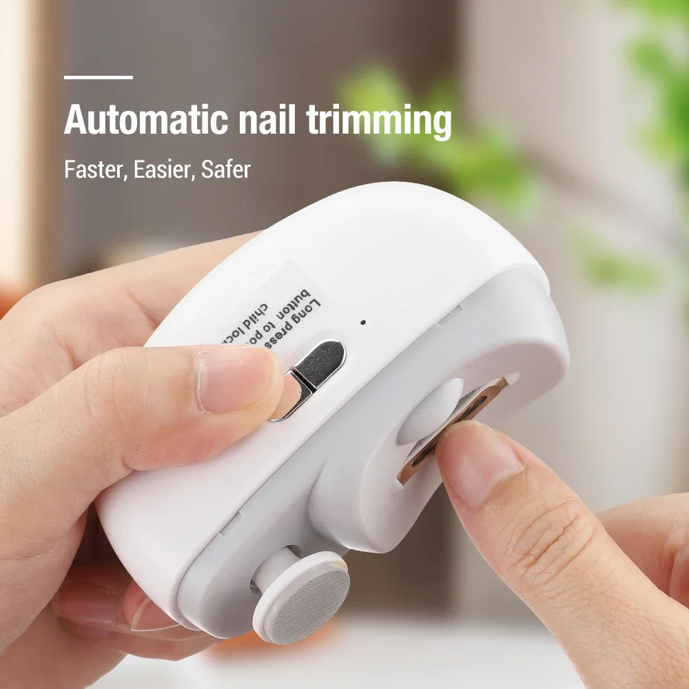 Electric nail clippers for polishing and buffing, automatic nail clippers, rechargeable nail clippers, baby and adult nail art