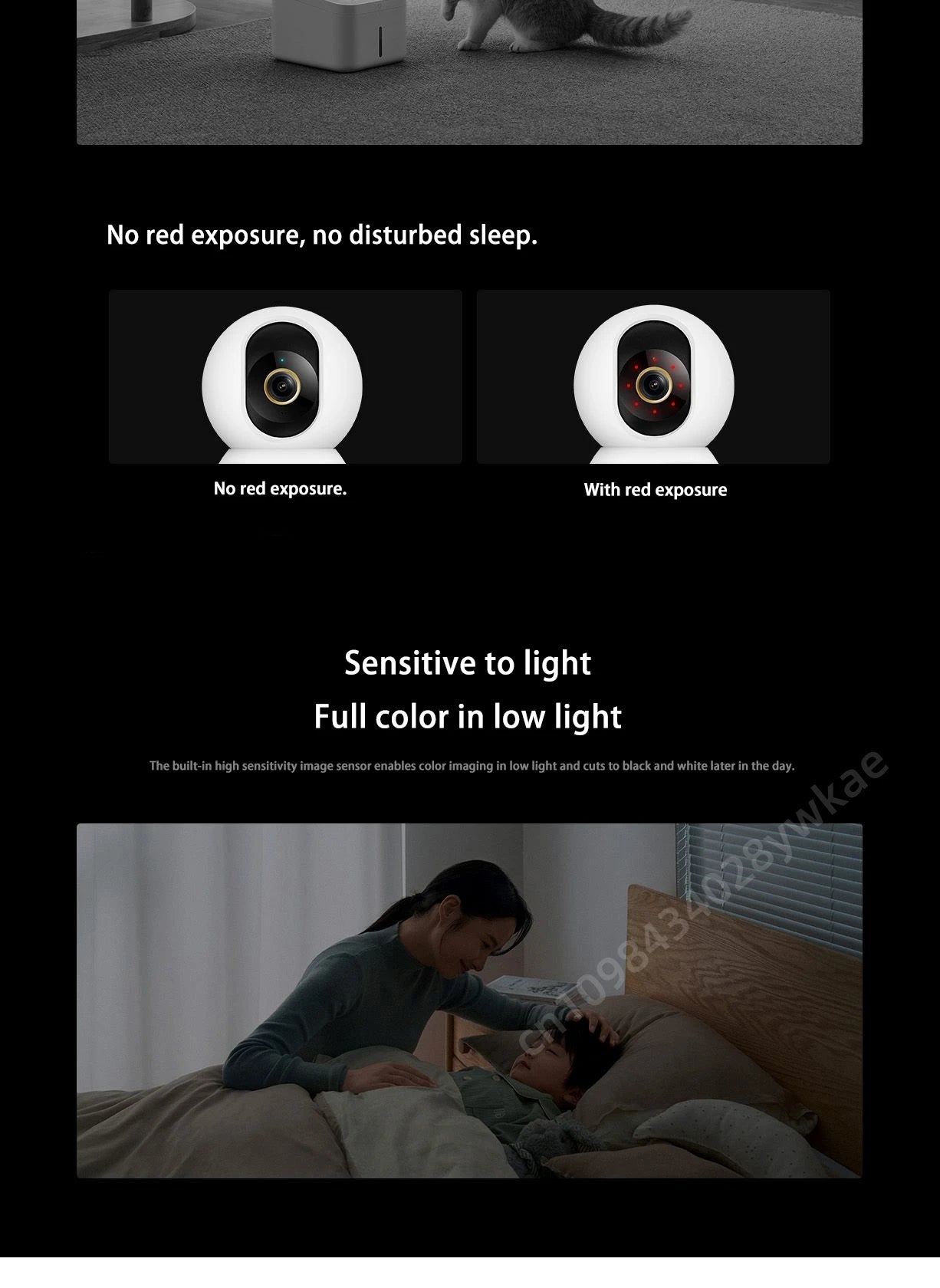 Xiaomi Smart Camera 4 8 megapixel 4K low light full-color night vision gimbal 360 ° cruise AI humanoid tracking
