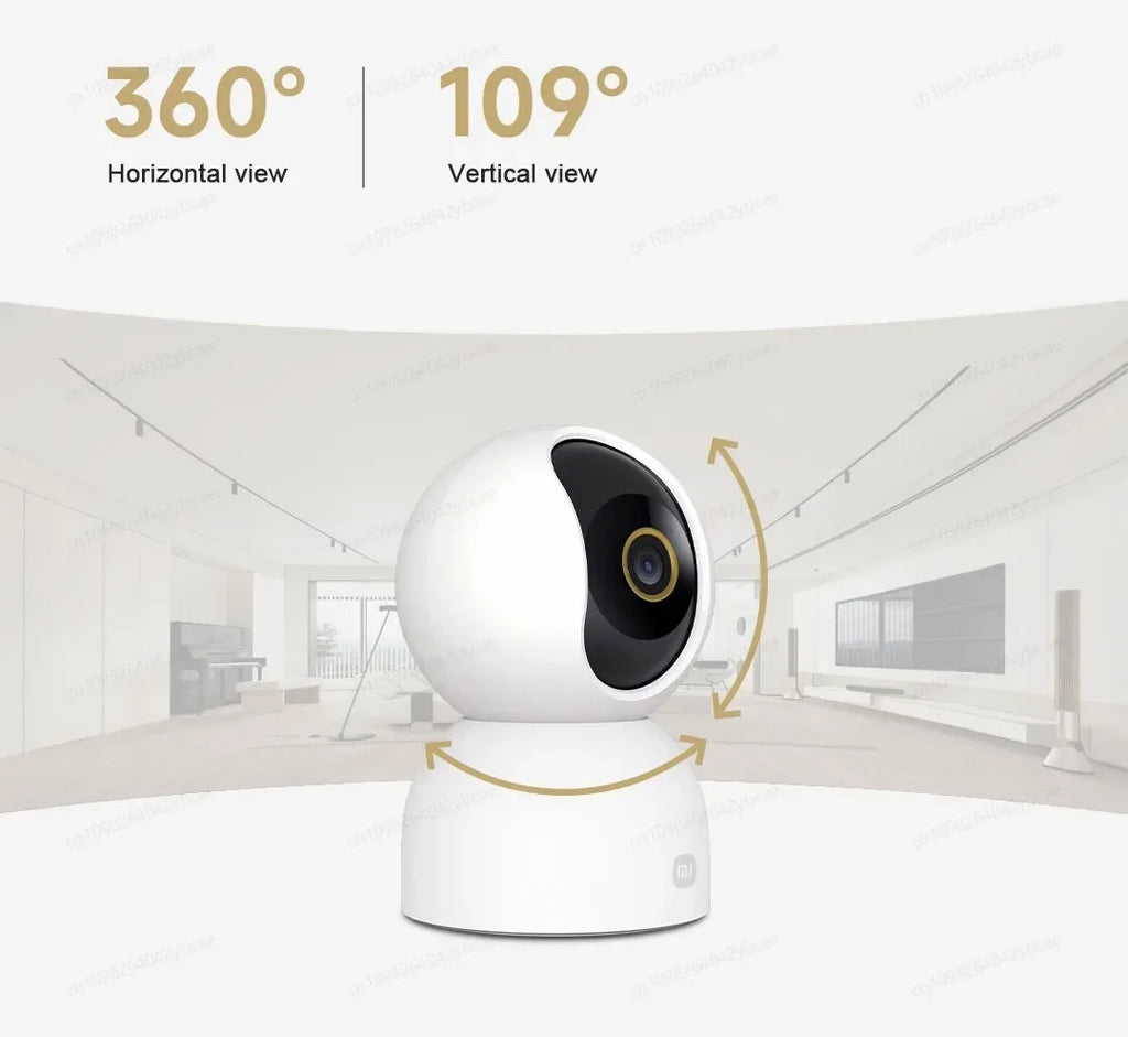 XIAOMI Smart Camera 3 Chinese Version,3K Ultra-clear HD,360° Pan-Tilt-Zoom,AI Human Detection,5 Megapixel Two-Way Voice Calls